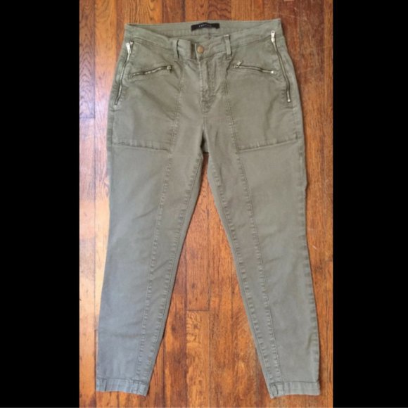 J Brand Utility Zip Moto Army Skinny Ankle Pant - Picture 3 of 13